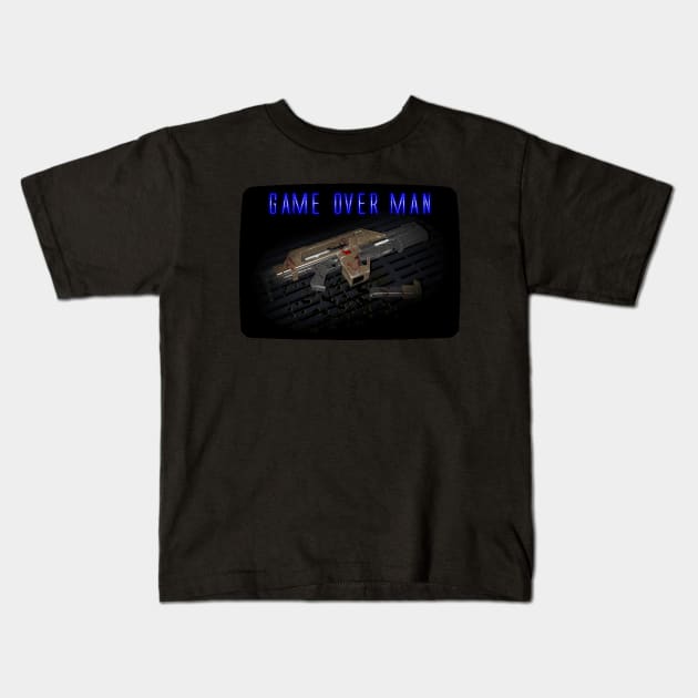 Game Over Man 16-bit Kids T-Shirt by CCDesign